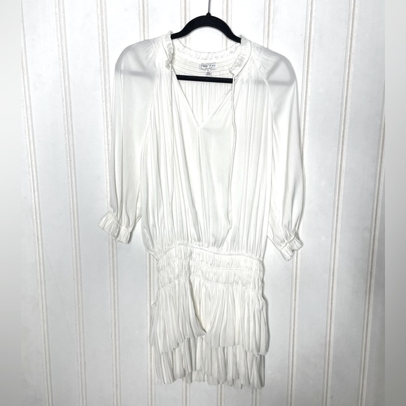 Current Air White Long Sleeve Dress 729 - Picture 6 of 9